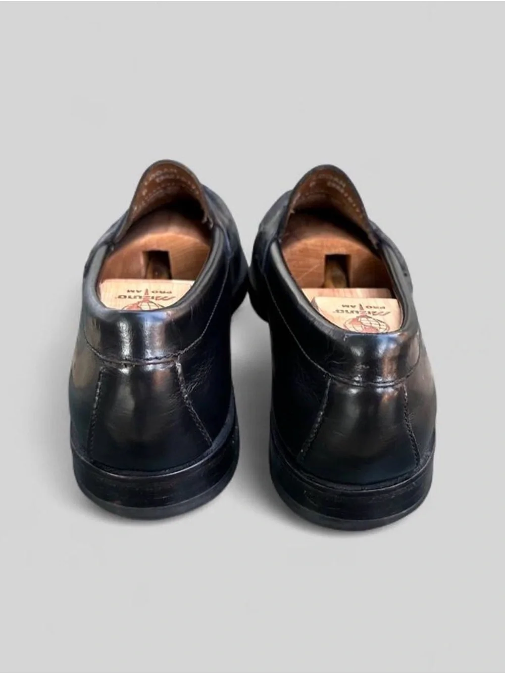 G.H. Bass & Co. Weejuns Logan Leather Penny Loafers Classic Black Men's - 9.5B